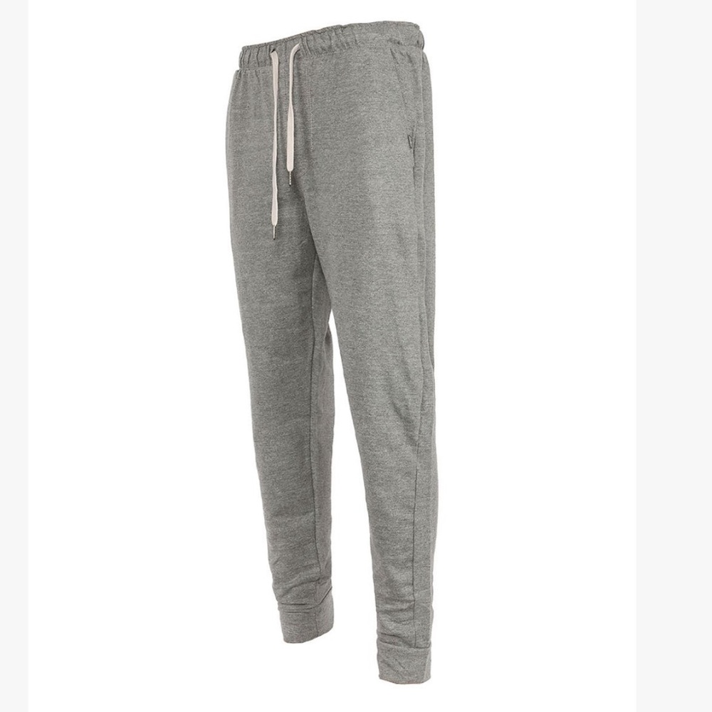Eddie Bauer Gray Heather Terry Flex Waist Joggers